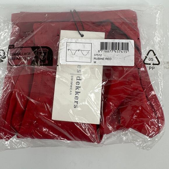 Marlies Dekkers Rubine Red Tie and Bow Bikini Bottom Size M - Picture 2 of 9